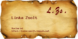 Linka Zsolt névjegykártya